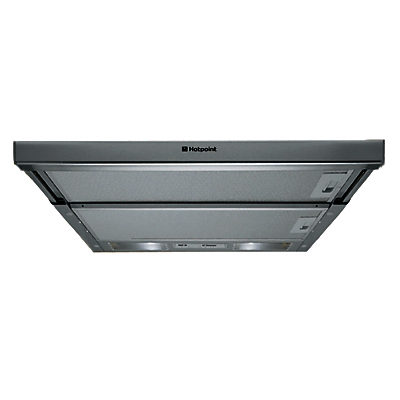 Hotpoint HSFX.1 Telescopic Cooker Hood, Silver